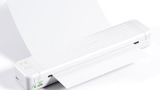 Imprimanta termica portabila A4, GlowforHome, aplicatie compatibila cu iOS/Android/Windows/MAC, 1000 mAh, alb