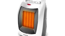 Incalzitor ceramic electric BoHM BTC06A, 1500 W, 2 trepte de putere, 20-25m2