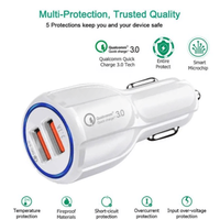 Incarcator Auto cu 2 Porturi USB, QC 3.0, Dual charge G-C21, Universal - 1