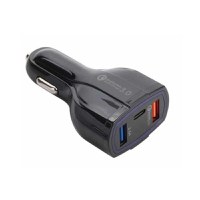 Incarcator Auto Techstar® Turbo Fast, 5V, 3.5A ,QC3.0, DUAL USB, Universal, Negru - 7