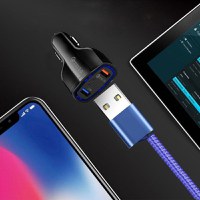 Incarcator Auto Techstar® Turbo Fast, 5V, 3.5A ,QC3.0, DUAL USB, Universal, Negru - 8