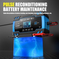 Incarcator Baterie Auto Cu Microprocesor Foxsur B0228-L, 12/24V, 4/8A, Display LCD, Functie De Reparare Cu Puls - 16