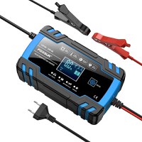 Incarcator Baterie Auto Cu Microprocesor Foxsur B0228-L, 12/24V, 4/8A, Display LCD, Functie De Reparare Cu Puls - 7