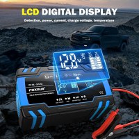 Incarcator Baterie Auto Cu Microprocesor Foxsur B0228-L, 12/24V, 4/8A, Display LCD, Functie De Reparare Cu Puls - 8
