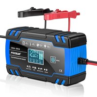 Incarcator Baterie Auto Cu Microprocesor Foxsur B0228-L, 12/24V, 4/8A, Display LCD, Functie De Reparare Cu Puls - 3