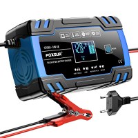 Incarcator Baterie Auto Cu Microprocesor Foxsur B0228-L, 12/24V, 4/8A, Display LCD, Functie De Reparare Cu Puls - 15