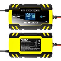 Incarcator Baterie Auto Cu Microprocesor Foxsur B0228-Y, 12/24V, 4/8A, Display LCD, Functie De Reparare Cu Puls - 4