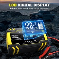 Incarcator Baterie Auto Cu Microprocesor Foxsur B0228-Y, 12/24V, 4/8A, Display LCD, Functie De Reparare Cu Puls - 6