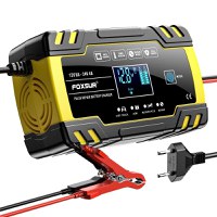 Incarcator Baterie Auto Cu Microprocesor Foxsur B0228-Y, 12/24V, 4/8A, Display LCD, Functie De Reparare Cu Puls - 3