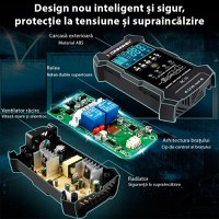 Incarcator inteligent pentru baterii auto Konnwei RC-10, 12V/24V, 5A/10A, Afisaj LCD, Functie Puls Reparare - 10