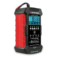 Incarcator inteligent pentru baterii auto Konnwei RC-10, 12V/24V, 5A/10A, Afisaj LCD, Functie Puls Reparare - 3