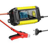 Incarcator si Tester Baterie FOXSUR FTC-1206 2-in-1, 12V/6A – Redresor Inteligent pentru Baterii Auto si Moto - 7