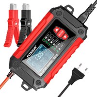 Incarcator si Tester Baterie FOXSUR FTC-1206 2-in-1, 12V/6A – Redresor Inteligent pentru Baterii Auto si Moto - 1