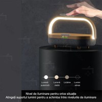 Incarcator wireless 4 in 1, GlowforHome, Qi 10W, Boxa bluetooth,multifunctionala, compatibil IOS si Android, maro - 6