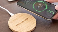 Incarcator wireless din bambus Wirber InnovaGoods