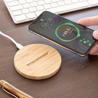 Incarcator wireless din bambus Wirber InnovaGoods - 1