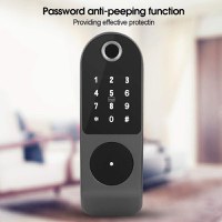 Incuietoare inteligenta Smart, waterproof, deblocare cu amprenta, parola, card APP bluetooth, cheie, pentru usa exterior - 5