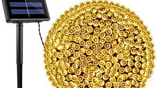 Instalatie Craciun Solara MRG M953, Alb Cald, 10 Metri, Pentru Exterior