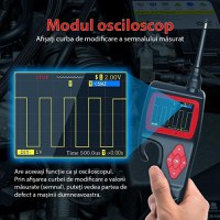 Instrument de diagnosticare inteligent pentru circuite electrice TopDiag P200, 12-24V, 18A, Afisaj LCD, pentru auto - 10