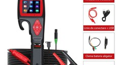 Instrument de diagnosticare inteligent pentru circuite electrice TopDiag P200, 12-24V, 18A, Afisaj LCD, pentru auto