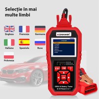Instrument De Scanare Si Diagnosticare Auto, KONNWEI KW890, OBD2, Display 2.8 Inch, Citirea Si Stergerea Codurilor De - 5