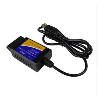 Interfata diagnoza auto Techstar OBD2 USB cu Cip ELM V1.5 - 2