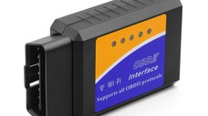Interfata Diagnoza Techstar OBD2 WiFi cu Cip ELM V1.5 Torque