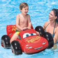 Intex Jucarie de piscina Cars ride-on, roIu, 84x109x41 cm - 2