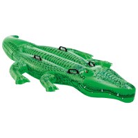 Intex Jucarie de piscina crocodil gigant ride-on, 203x114 cm - 1