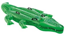 Intex Jucarie de piscina crocodil gigant ride-on, 203x114 cm