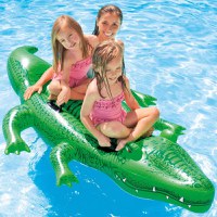 Intex Jucarie de piscina crocodil gigant ride-on, 203x114 cm - 2