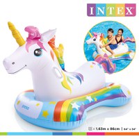 Intex Jucarie de piscina unicorn ride-on, 163x86 cm - 2