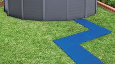 Intex Protectii de podea piscina, 8 buc., albastru, 50 x 50 cm