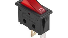 Intrerupator cu retinere 2 pini 16A 250V ON-OFF rosu