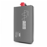 Invertor de putere cu unda sinusoidala pura Techstar®, DC 24V la AC 220V, Afisaj LCD, 1000w, Pretabil Rulota - 10