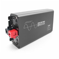 Invertor de putere cu unda sinusoidala pura Techstar®, DC 24V la AC 220V, Afisaj LCD, 1000w, Pretabil Rulota - 6