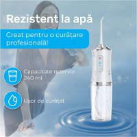 Irigator Oral pentru Dus Bucal MRG MA8, 4 Capete curatare, cu Acumulator - 4