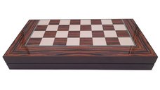 Joc de table si dame DEPOX®, Backgammon Expert, lemn lucios, 48 cm, maro