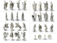 Joc sah Lord of the Rings, Middle Earth Battle, 47x47 cm, rasina, multicolor - 7