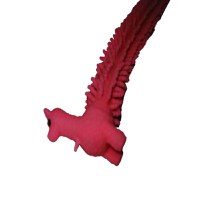 Jucarie antistres, Gummy Llama, cauciuc, 21 cm, roz - 2