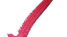 Jucarie antistres, Gummy Llama, cauciuc, 21 cm, roz