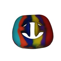 Jucarie antistres senzoriala, cauciuc, 5 cm, multicolor - 4
