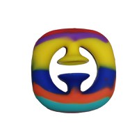 Jucarie antistres senzoriala, cauciuc, 5 cm, multicolor - 5