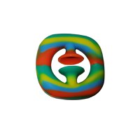 Jucarie antistres senzoriala, cauciuc, 6 cm, multicolor - 2
