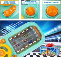 Jucarie tip simulator cu volan pentru copii - 2