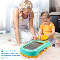 Jucarie tip simulator cu volan pentru copii - 7