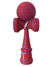 Kendama profesionala, Bila din lemn, Crack + Sticker pentru telefon, 86KD - 5