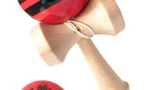 Kendama profesionala, Bila din lemn, Samurai + Sticker pentru telefon, 55KD