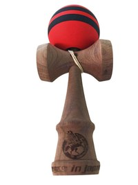 Kendama profesionala, Bila din lemn, Samurai + Sticker pentru telefon, 84KD - 9
