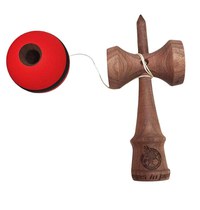 Kendama profesionala, Bila din lemn, Samurai + Sticker pentru telefon, 84KD - 11